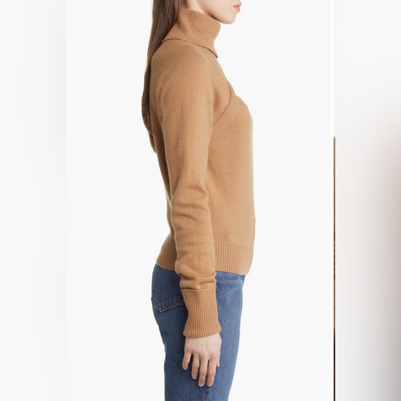 PAIGE NWT Cherise Knit Cut Out Turtleneck Sweater, Size S - Picture 7 of 14